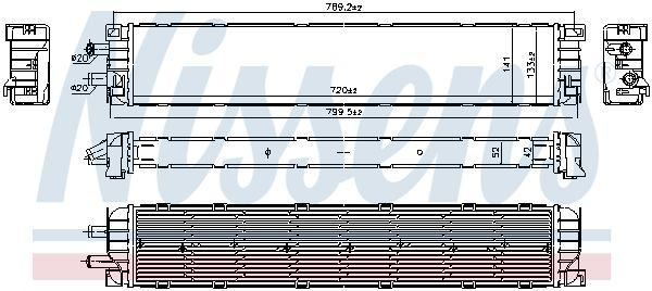 Nissens 606401 Turbo Radiator Audi A4,A5,A6 2.0 TDI 2016 > — Radiators & Fans