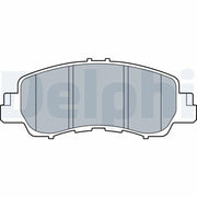 delphi front brake pads for mitsubishi eclipse cross 2017, delphi brake pads low-metallic friction material, delphi automotive brake parts Delphi Front Brake Pads - Low-Metallic Friction for Mitsubishi Eclipse Cross 2017+ | 148.8mm Width Delphi Front Brake Pads for Mitsubishi Eclipse Cross delphi, brake-pads, mitsubishi-eclipse-cross, automotive-parts, car-maintenance, mechanics-tools, braking-system, low-metallic, audible-wear-warning, ai-generated