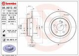 BREMBO 08.A612.41 — Brake Rotors & Drums