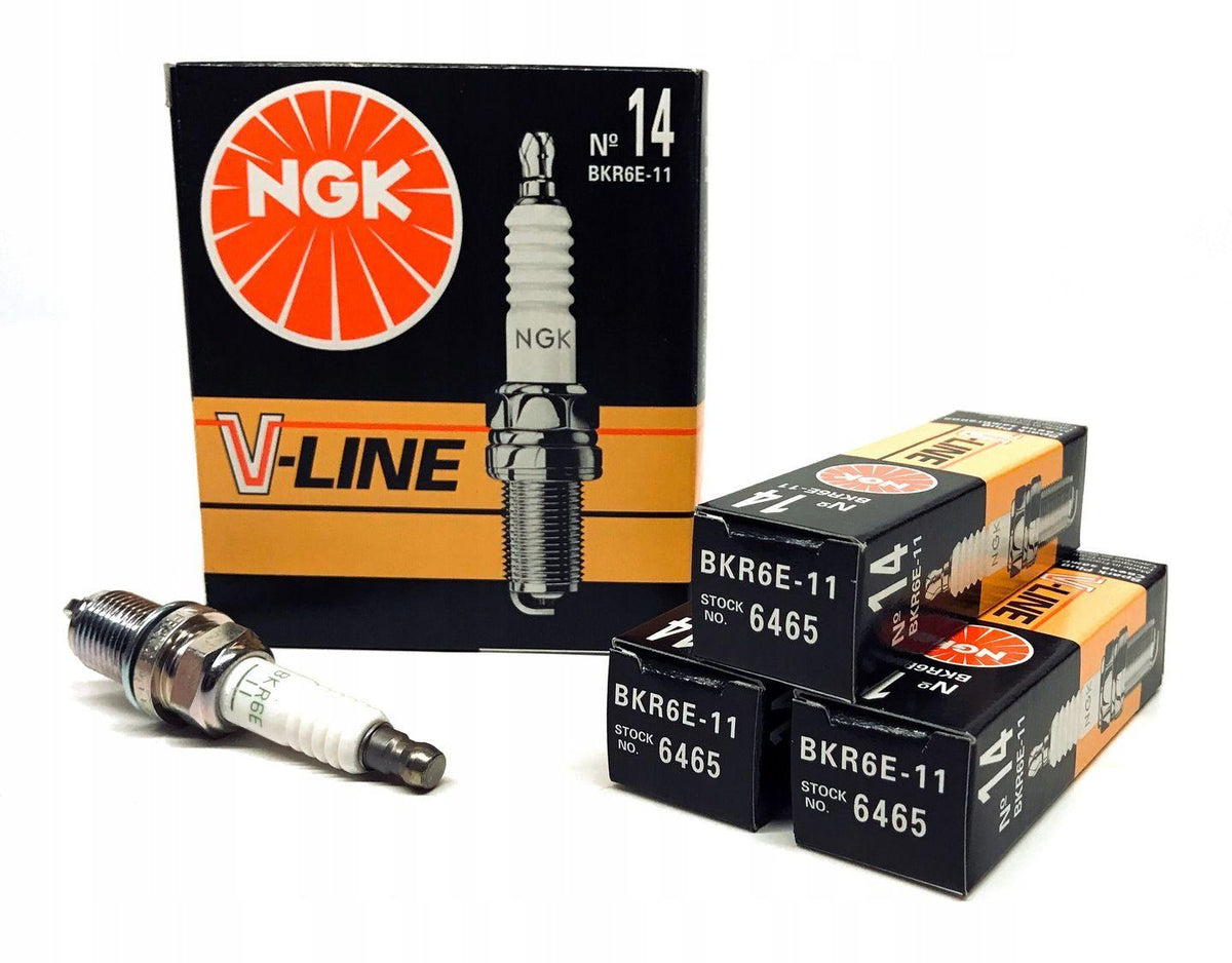 NGK BKR6E-11 Spark Plug Set - Compatible with Chevrolet Lacetti 1.4 & 1.6 — Coils & Plugs