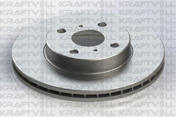 KRAFTVOLL Front Brake Disc - Ventilated for Toyota Corolla 1.6 1992-2003 — Brake Rotors & Drums