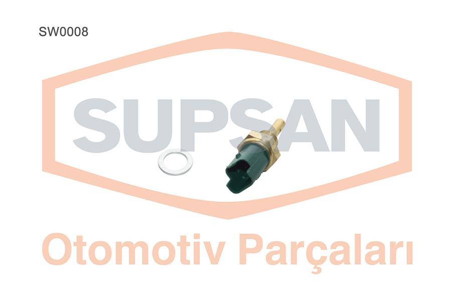 Supsan SW0008 Coolant Temperature Sender Fiat Doblo Panda 13 JTD 16V 188A8 188A9 199A2