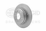 HELLA Pagid Rear Brake Discs 8DD355101-731 - Straight Type for BMW E34 — Brake Rotors & Drums