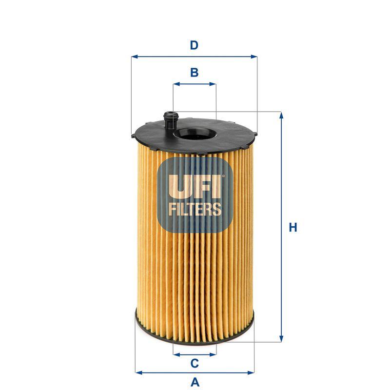 Ufi 25.066.00 Oil Filter Dıscover III / Lr3 2, 7Td V6 Range Rover Sport 2 and 3 more models — Oil Filters
