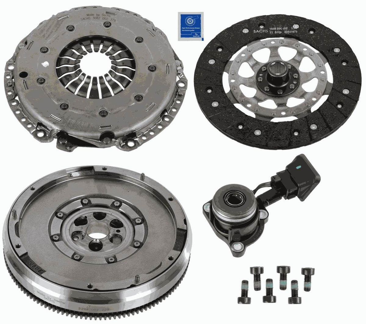 Sachs 2290601160 Citroen Ds3 Flywheel Pressure Plate Brake Pad Clutch Electronic Bearing Ball Bearing Set Genuine Fabrika Mounting Product