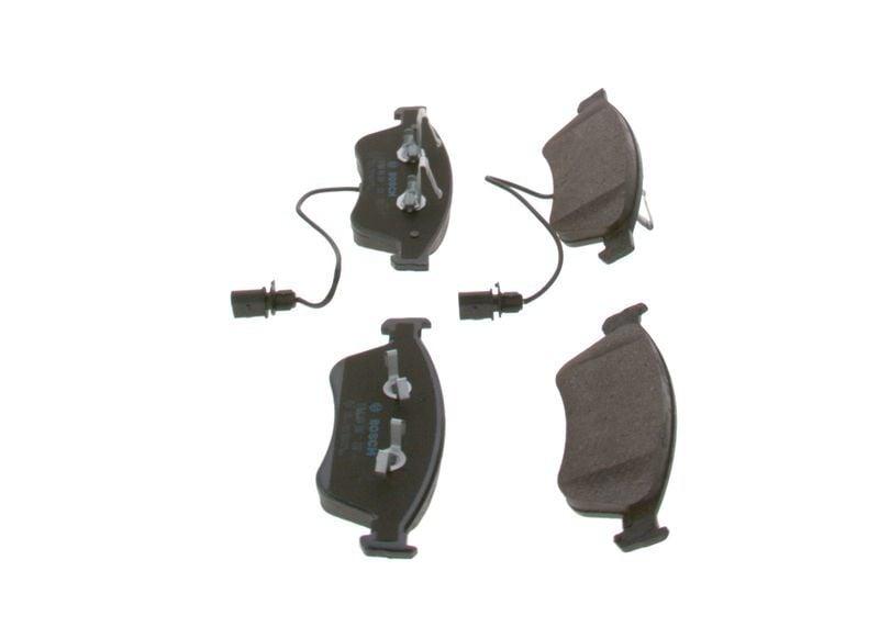 bosch brake pad set front view, technical specifications for bosch brake pads, installation guide for bosch brake pads BOSCH 0986494200 | Front Brake Pad Set - Audi A8 Quattro 3.7/4.2 2003 | Low-Metallic BOSCH 0986494200 Front Brake Pad for Audi A8 bosch, brake-pads, audi-a8, car-accessories, mechanics, vehicle-repair, braking-system, brake-service, car-parts, ai-generated