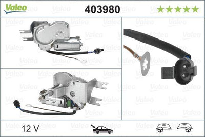 Valeo 403980 Wiper Motor Rear Corsa B Combo