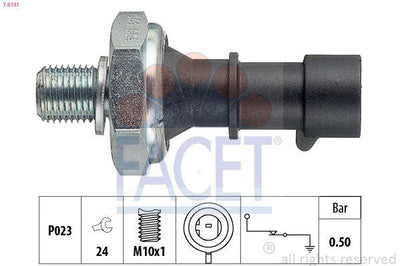 Facet 7.0141 Oil Pressure Switch Opel Astra G-H-J Corsa B-C Insignia Vectra Aveo Cruze