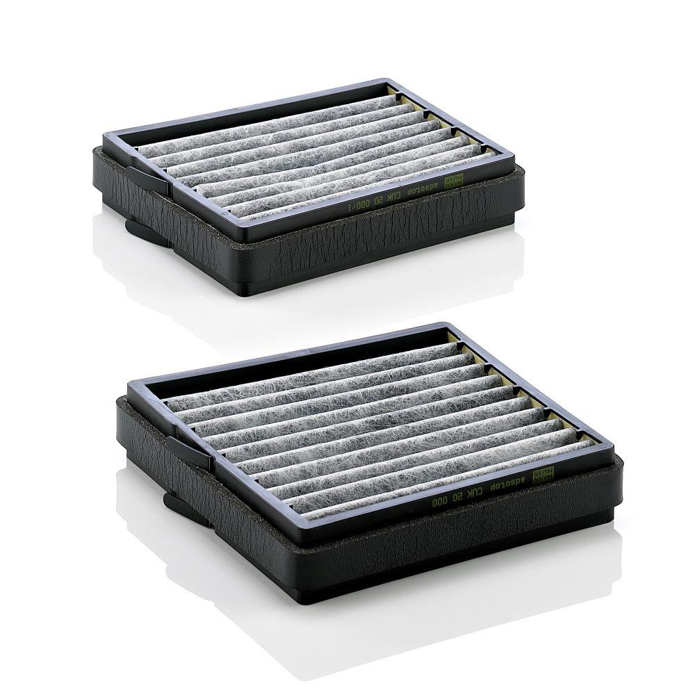 Mann CUK 20 000-2 Cabin Air Filter Mercedes W203 W209 W211 CL203 A209 with Carbon 00-10 — Air & Cabin Filters