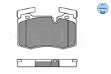 MEYLE Front Brake Pads - Compatible with Mini Cooper R 53 / 55 / 56 / 57