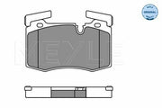 meyle front brake pads for mini cooper, performance brake pads set for mini cooper, brake pads technical specifications for mini cooper MEYLE Front Brake Pads - Compatible with Mini Cooper R 53 / 55 / 56 / 57 | Set for Disc Brakes MEYLE Front Brake Pads for Mini Cooper R53 R55 R56 R57 meyle, front-brake-pads, mini-cooper, disc-brakes, braking-system, car-parts, mechanics, vehicle-safety, brake-replacement, ai-generated