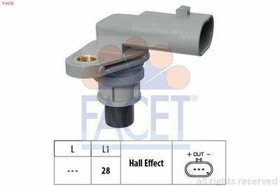 FACET 9.0626 Crankshaft Position Sensor - Compatible with Alfa Romeo Models — Engine Management Sensors