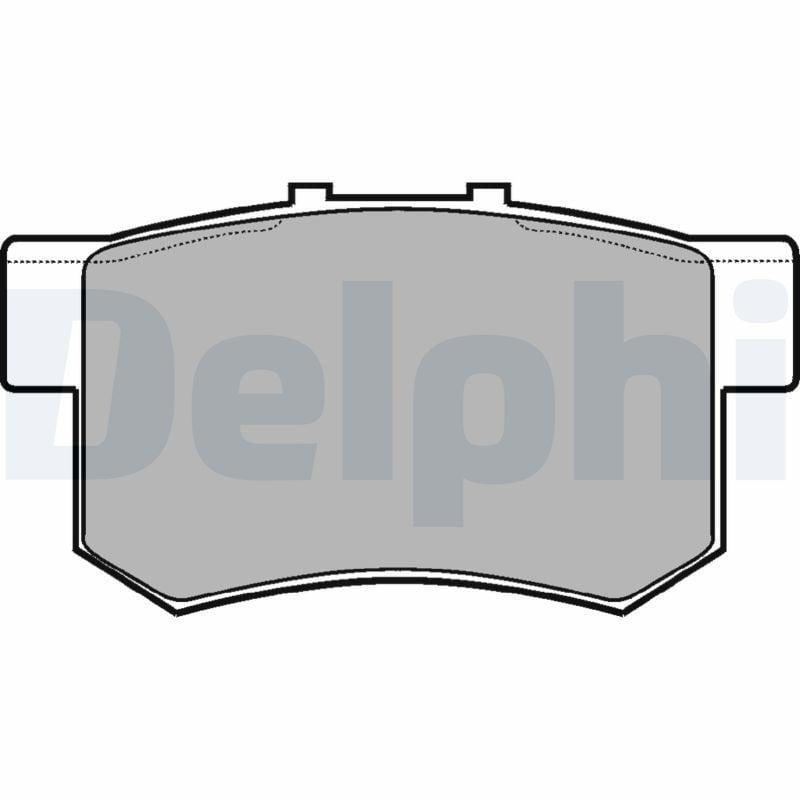 Delphi LP948 Rear Brake Pads - Brake Solution