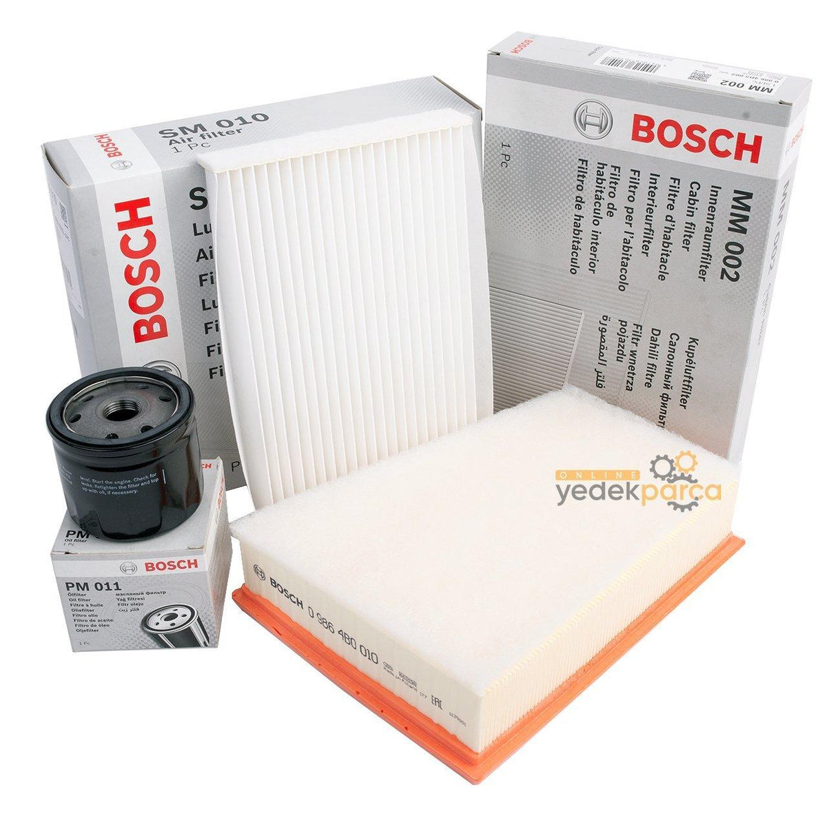 Bosch Renault Fluence 1.5 dCi Oil Maintenance Filter Set — Maintenance & Service Kits