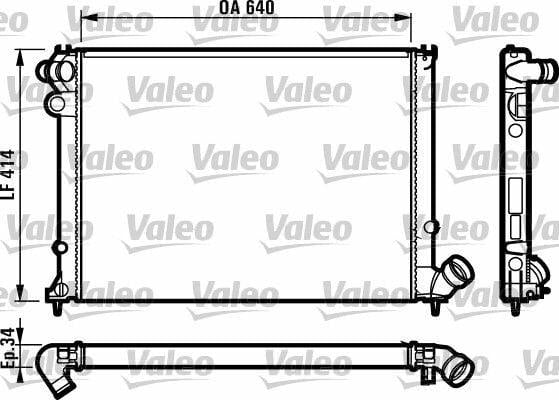 VALEO 731382 Radiator - Mechanic Cooling System for Peugeot 406 — Radiators & Fans