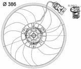 MAHLE CFF162000P - Electric Cooling Fan Motor for Corsa.C 1.4 16V — Radiators & Fans