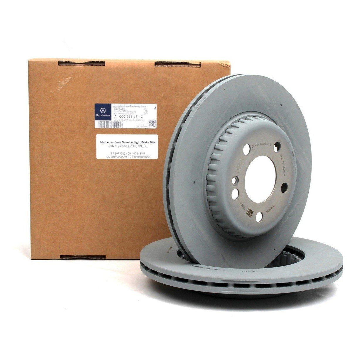 Mercedes-Benz E180 Rear Brake Disc Kit - Original Fit and Quality — Brake Rotors & Drums
