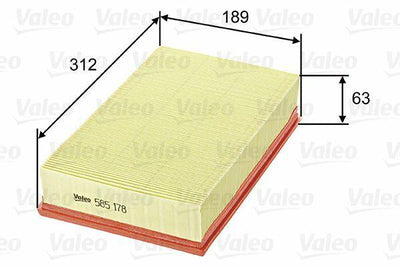 VALEO Air Filter for VW T5 T6 - Compatible with 1.9L-2.5L TDI Engines — Air & Cabin Filters