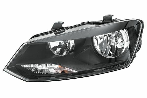 HELLA Headlight Left 15-Polo + El + Mt + H7 Headlight Assembly - H7 Halogen — Headlights