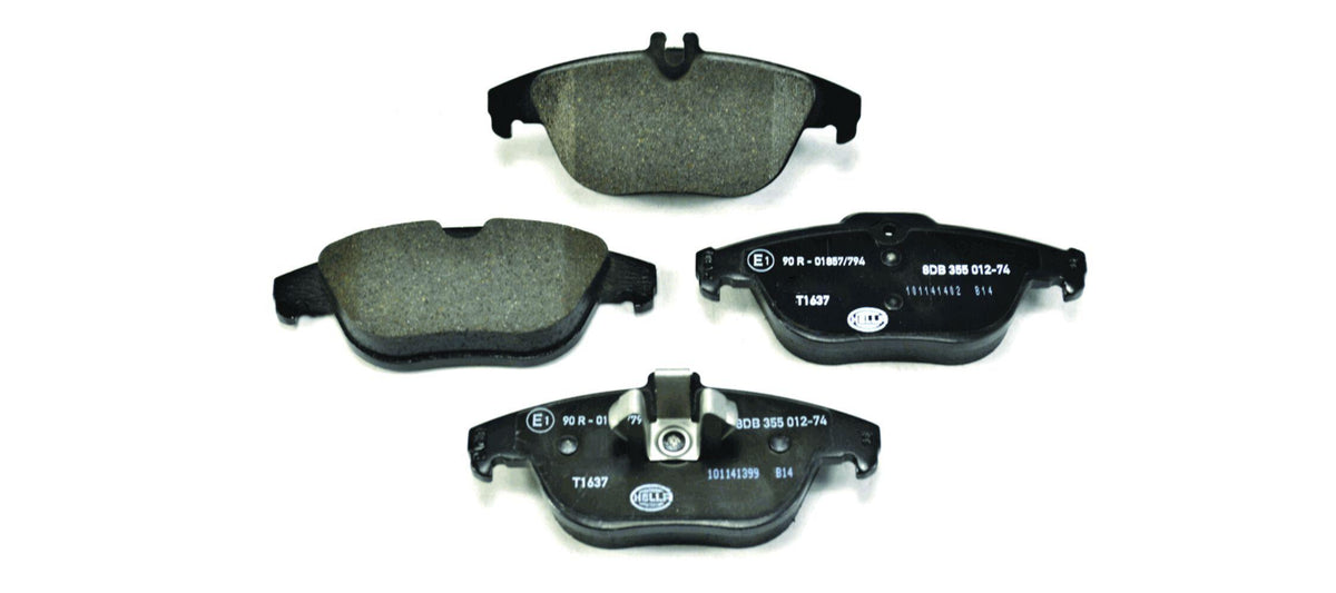 Hella 8DB355012-741 Brake Pad Rear X204 08 > 15 W204 07 > 14 S204 07 > 14 C207 11 > 16 A207 10 > 16 — Brake Pads