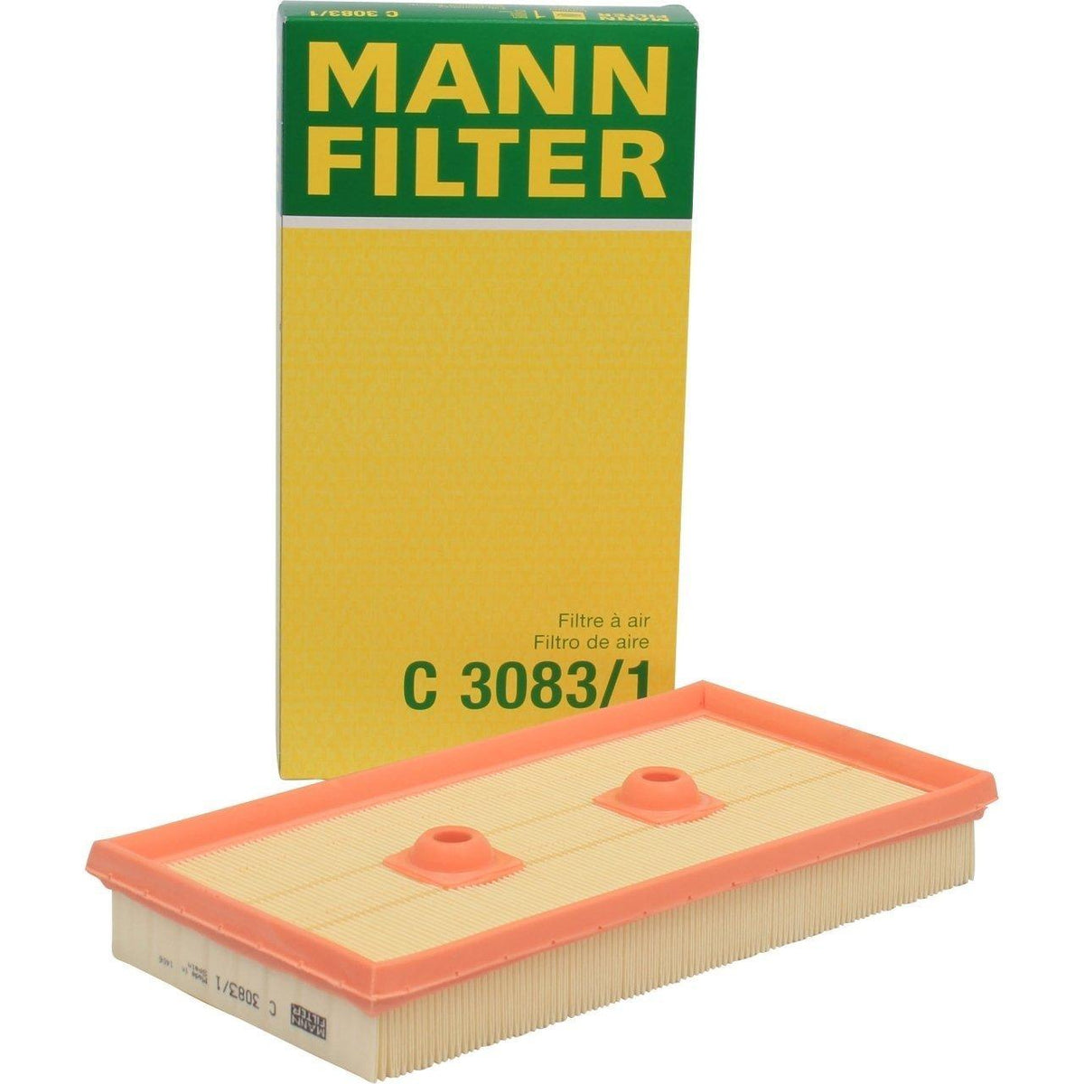 MANN Air Filter - Compatible with Volkswagen Passat 2006-2009 1.6FSI BLF / 2.0FSI — Air & Cabin Filters