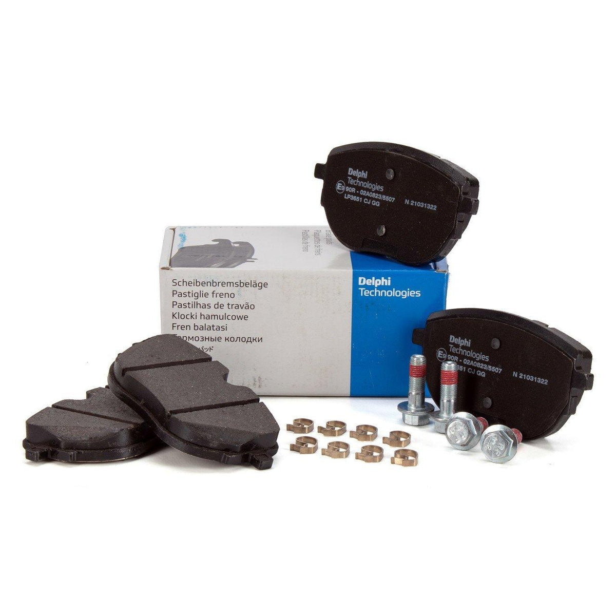 Delphi Front Brake Pad Kit for 2020 Volkswagen Transporter — Brake Pads