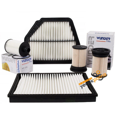 Chevrolet Captiva B 2.0 C140 Diesel Scheduled Service Filter Set Diesel Filter — Auto Parts Hall, Maintenance & Service Kits