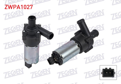 Zegen ZWPA1027 Auxiliary Water Pump Volkswagen Transporter IV 1990-2003 / Lt 28-46 II (2Da,2Dd — Water Pump & Thermostat