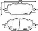 JAPAN PARTS PP-416AF - Honda CR-V 2017 Rear Brake Pads