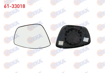 Veka 61-33018 Mirror Glass Right Electric Heated Peugeot 2008 2019-/ Peugeot 2008 II 2019-/ Opel Corsa F 2019 — Mirrors