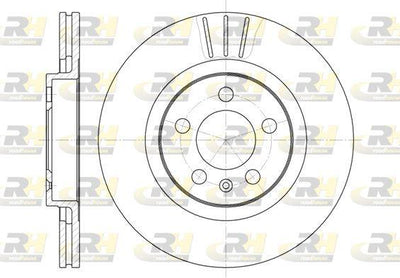 ROADHOUSE 6546.10 Brake Disc A3 8L1 09 96-04 03 — Brake Rotors & Drums