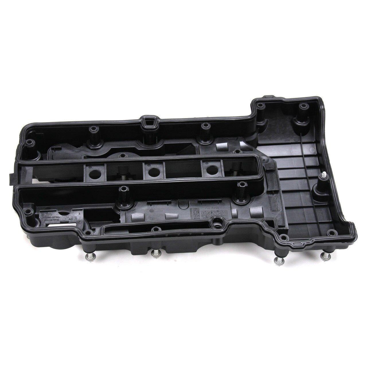 FEBI Bilstein valve cover for Opel Corsa E, Valve cover installed on Opel Corsa E, FEBI Bilstein packaging FEBI Bilstein Valve Cover - Compatible with Opel Corsa E 1.2 / 1.4 | Includes Gasket FEBI Bilstein Valve Cover for Opel Corsa E valve-cover, febibilstein, opel-corsa-e, car-parts, engine-parts, automotive, gasket, mechanics, car-owners, ai-generated