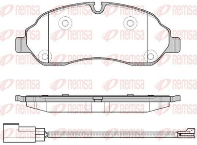 REMSA 1602.02 Brake Pad — Brake Pads