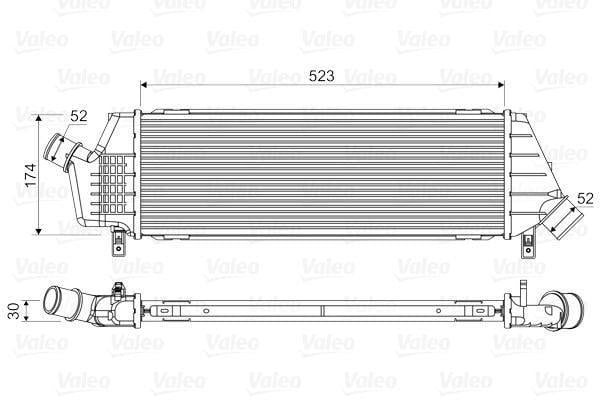 VALEO Turbo Radiator (Intercooler) - Compatible with Micra 1.5 dCi — Radiators & Fans