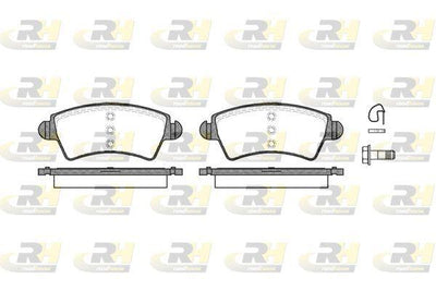 ROADHOUSE 2726.10 Brake Pad 206 2A C Sw CC 09 98-04 06 — Brake Pads