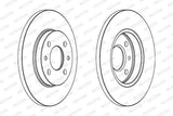 FERODO DDF125 Front Brake Disc — Brake Rotors & Drums