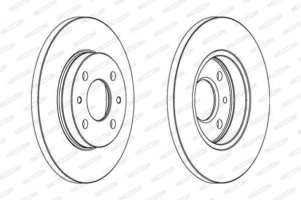 ferodo ddf125 front brake disc, close up of ferodo ddf125 brake disc, ferodo ddf125 specifications and features FERODO DDF125 Front Brake Disc - Superior Performance for Car Owners and Mechanics | Set FERODO DDF125 Front Brake Disc – High Quality Performance ferodo, brake-disc, car-repair, auto-parts, mechanics, car-owners, vehicle-performance, braking-system, auto-maintenance, ai-generated