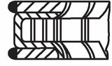 MAHLE 081RS001080N0 Piston Ring Set (Std 3.31 in) for BMW N20, N26 Engines — Pistons & Rotating