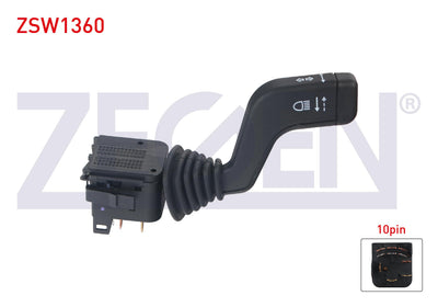 Zegen ZSW1360 Headlight Turn Signal Kumanda Arm 10 Pin Opel Astra F-Vectra B-Corsa B-Tigra A 1991 — Tail, Signal & Reflectors