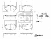 febi-brake-pad-set-vw, febi-brake-pad-technical-specs FEBI 184230 Brake Pad Set for VW - ECE R90 Approved | Rear Axle FEBI Brake Pad Set for VW - ECE R90 Approved febi, brake-pads, vw-parts, car-repair, mechanics, brake-components, vehicle-safety, automotive-accessories, car-owners, ai-generated