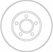 trw df4277 front brake disc, 278mm brake disc for tourneo connect TRW DF4277 Front Brake Disc for Tourneo Connect 02-13 | 278mm TRW DF4277 Front Brake Disc - Tourneo Connect 02-13 trw, fren-diski, tourneo-connect, brake-disc, car-parts, vehicle-safety, mechanic-tools, braking-systems, ai-generated, brake-replacement