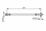 BOSCH Brake Hose - 2013 Octavia — Brake Hydraulics