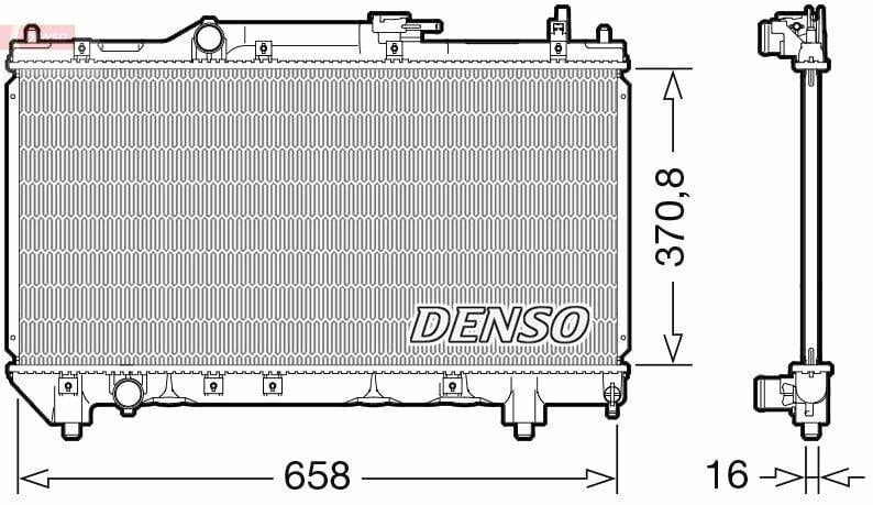 DENSO Motor Radiator for Toyota Avensis 1997-2000 — Radiators & Fans