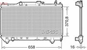 denso motor radiator for toyota avensis 1997-2000, close-up view of denso radiator DENSO Motor Radiator - Perfect Fit for Toyota Avensis 1997-2000 | Manual DENSO Motor Radiator for Toyota Avensis 1997-2000 motor-radiator, denso, toyota-avensis, car-parts, automotive, engine-cooling, repairs, mechanics, cooling-system, ai-generated