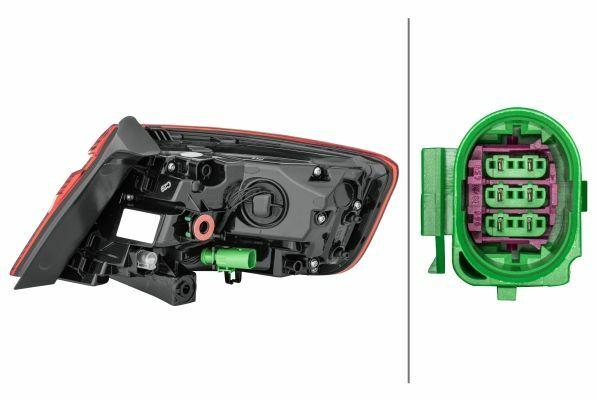 hella vw a3 left stop light 2017, led stop light for vw a3, vw a3 rear light assembly HELLA LED Stop Light for VW A3 5-Door Left Side (2017) | ECE Approved HELLA VW A3 Left LED Stop Light 2017 - Vehicle Accessories vw-a3, led-stop-light, vehicle-accessories, hella-products, car-lighting, safety-lighting, automotive-lighting, stop-lights, car-modification, ai-generated