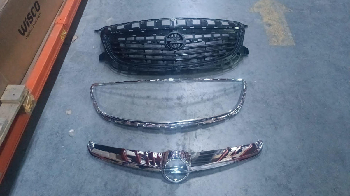 Opel Insignia Front Grille - 3-Piece Set for 2013-2016 Models — Bumpers & Grilles