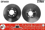 TRW DF4459 Disc for 2006 BMW 3 Series E90 & 1 Series E81-E87 — Brake Rotors & Drums