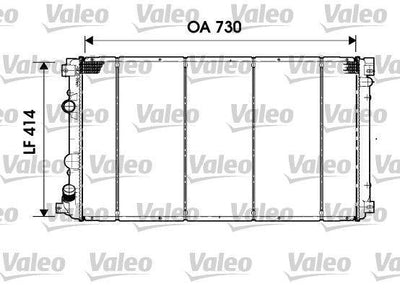 VALEO Radiator 732919 - 04 Master & Movano 2.5 dCi + AC — Radiators & Fans