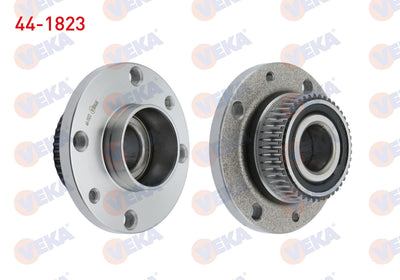 Veka 44-1823 Wheel Hub Left-Right Rear with Bearing Fiat Palio (178Bx) (178Dx) 1.6i 16V 4 Lug with ABS 44 Ou — Hub Assemblies