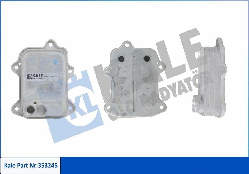KALE Oil Cooler 353245 - Engine Oil Radiator for Golf, Passat & Jetta 1.4Tsi/1.6Fsi — Oil System